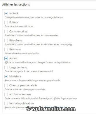 Custom post types choix des champs