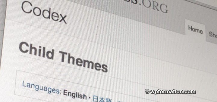 wordpress-theme enfant