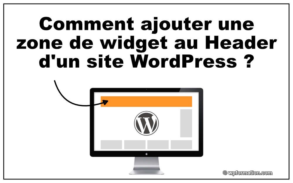 Ajouter une zone de widget