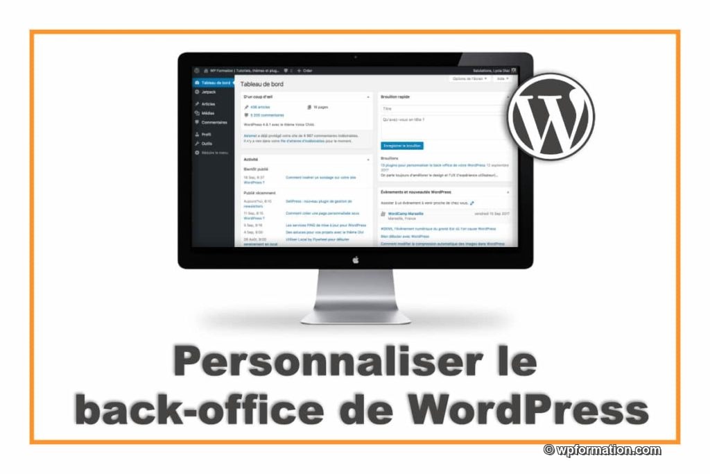 Back-office WordPress