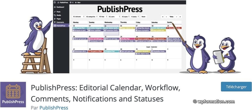 calendriers wordpress meilleurs plugins 14