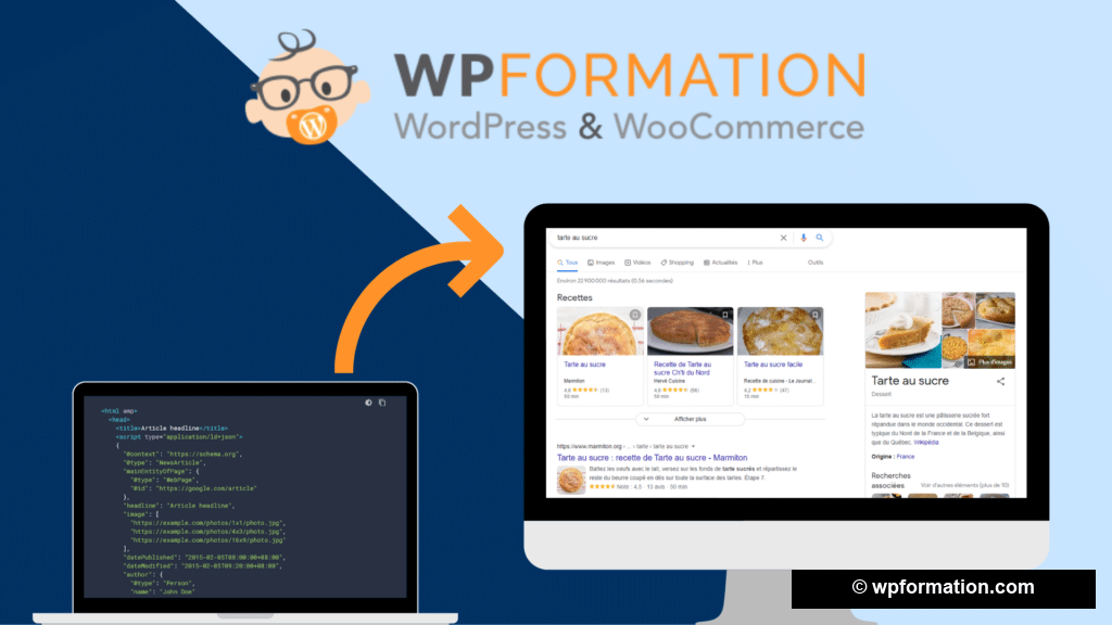 donnees structurees resultats enrichis wordpress