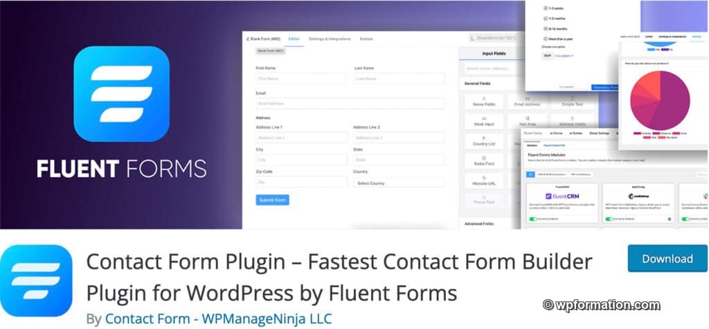 Tutoriel pour utiliser le plugin Fluent Forms
