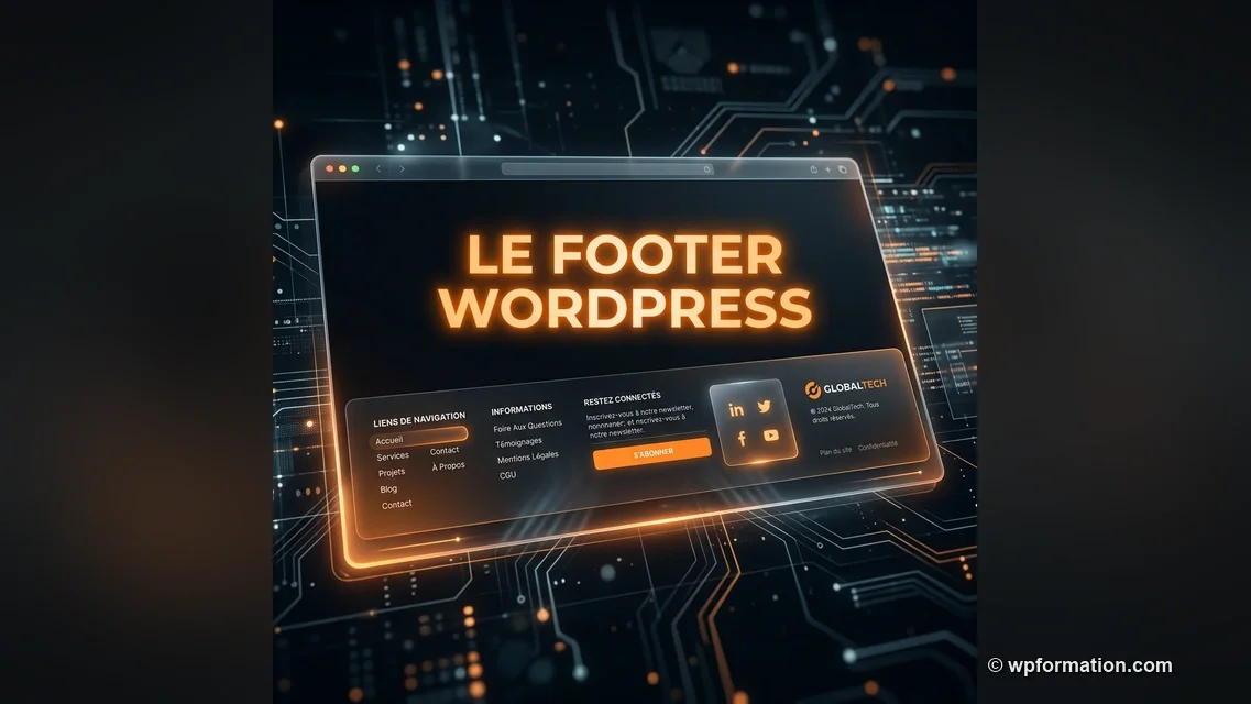 Le Footer WordPress mode d'emploi