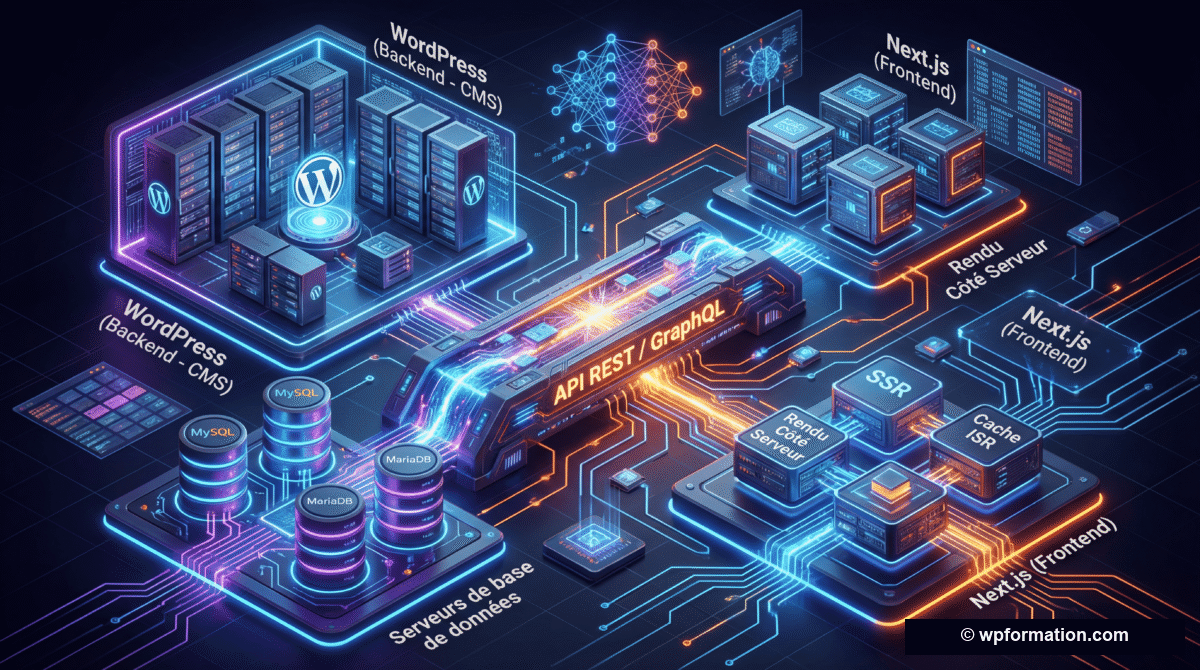 Architecture complète headless WordPress NextJS