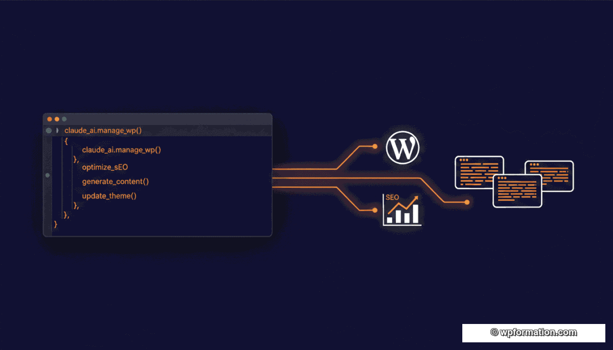 Claude Code connecté à WordPress via MCP pour gérer 351 articles